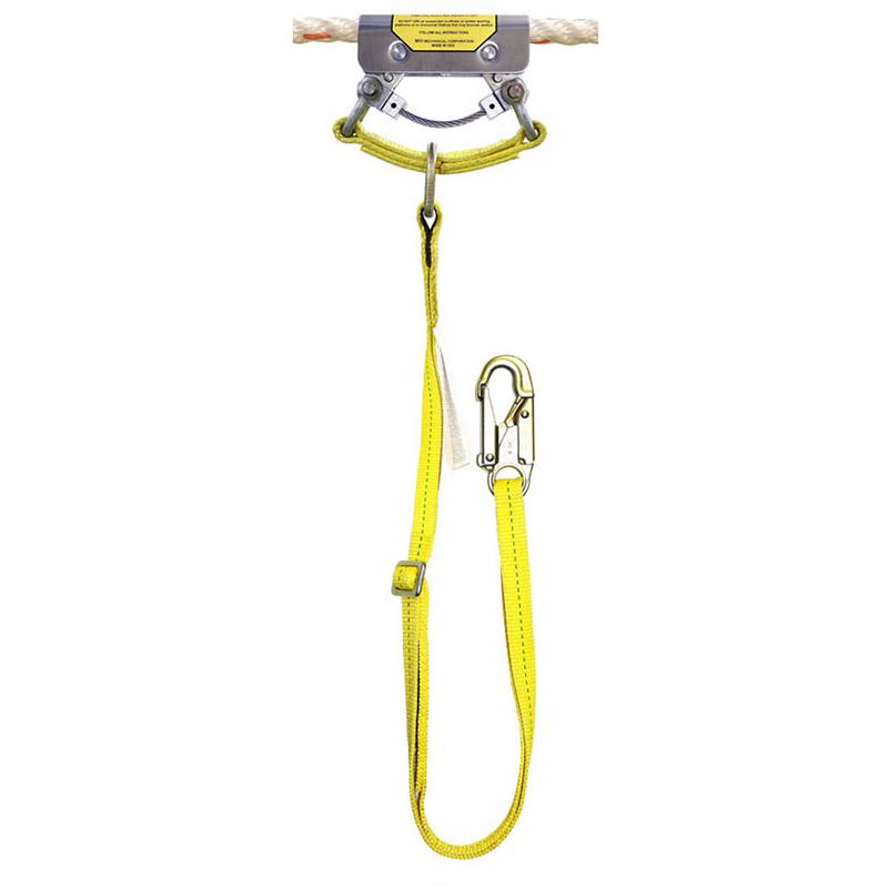 MIO Bi-Directional Rope Grabs for Single Span Lifeline System - Fall Protection Equipment for Construction & Roofing Safety | OSHA Compliant Safety Gear for Workers at Heights