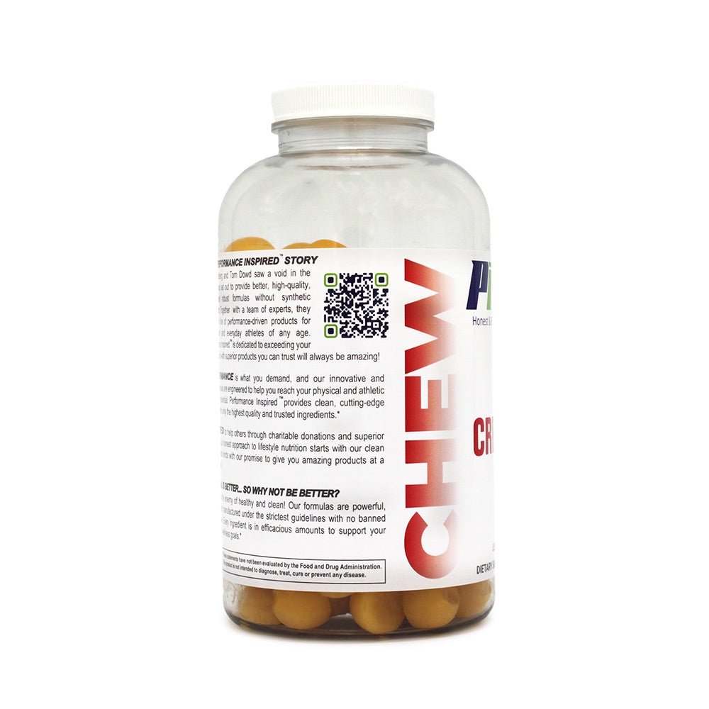 Performance Inspired Nutrition Creatine Monohydrate Gummies - Muscle Recovery & Strength Booster for Athletes & Fitness Enthusiasts - Perfect for Pre/Post Workout & Active Lifestyle