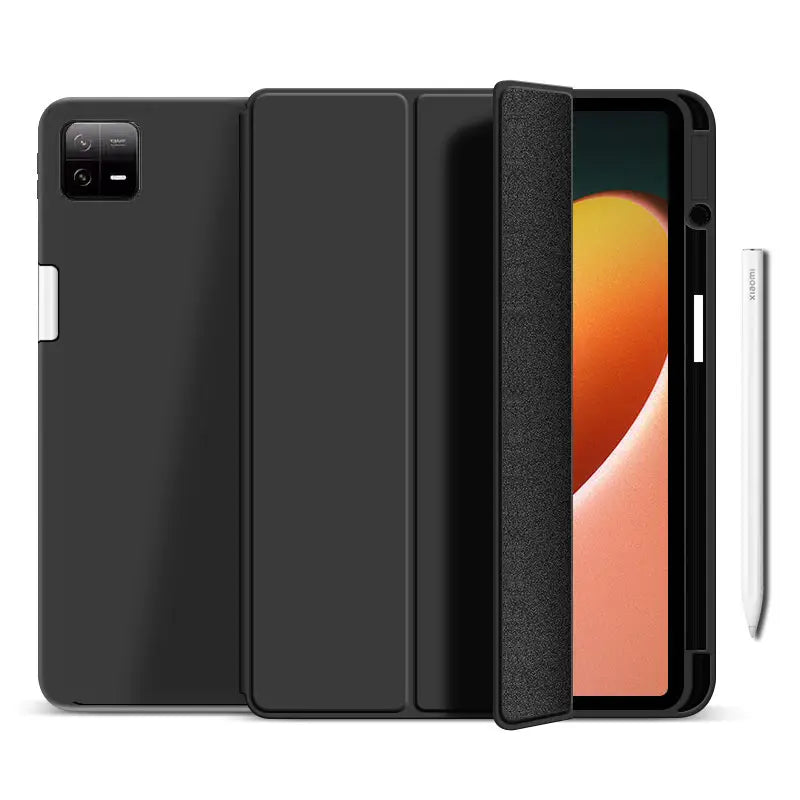 Xiaomi Pad 6/6 Pro Shockproof Case with Stand & Pen Holder - Durable Protective Cover for Work, Study, and Entertainment