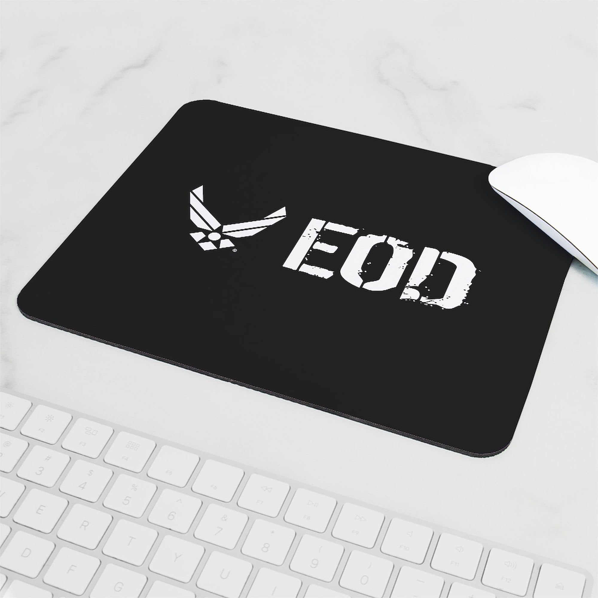 USAF EOD Non-Slip Rubber Gaming Mouse Pad - Durable Desk Mat for PC, Laptop & Office Work | Perfect for Gamers, Military Enthusiasts & Home Office Use