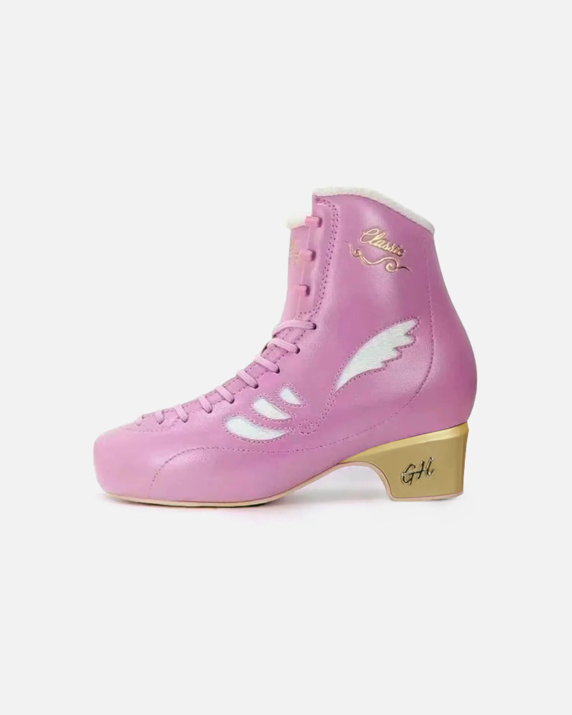 GH Classic Quad Roller Skates for Women & Men - Premium Boot Only for Indoor & Outdoor Skating, Rink, Fitness & Retro Style