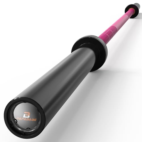 6.6ft Pro 33lb Barbell Pink - Black 1500lb