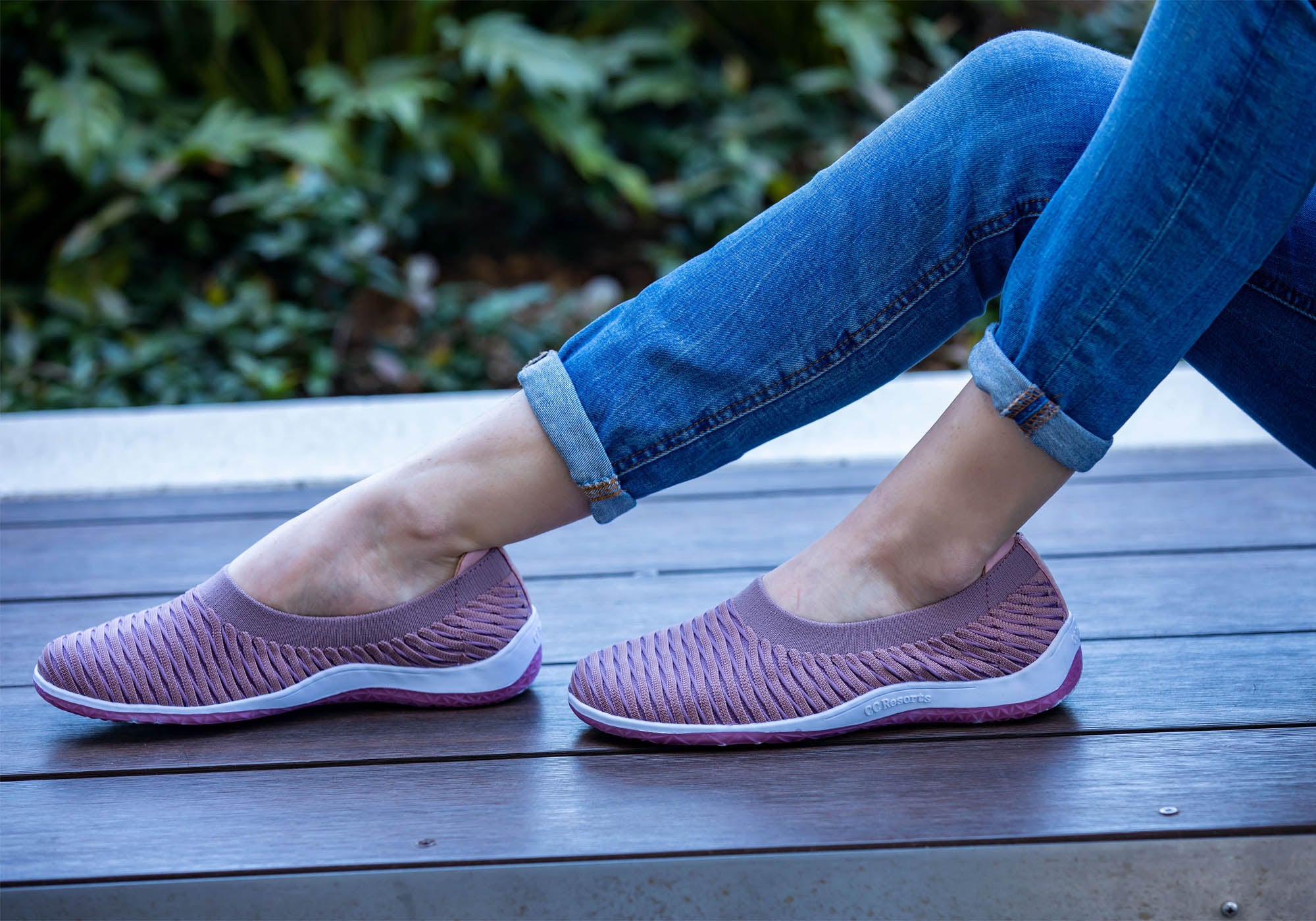 CC Resorts Women's Comfortable Cushioned Slip-On Casual Shoes - Perfect for Walking, Travel & Everyday Wear