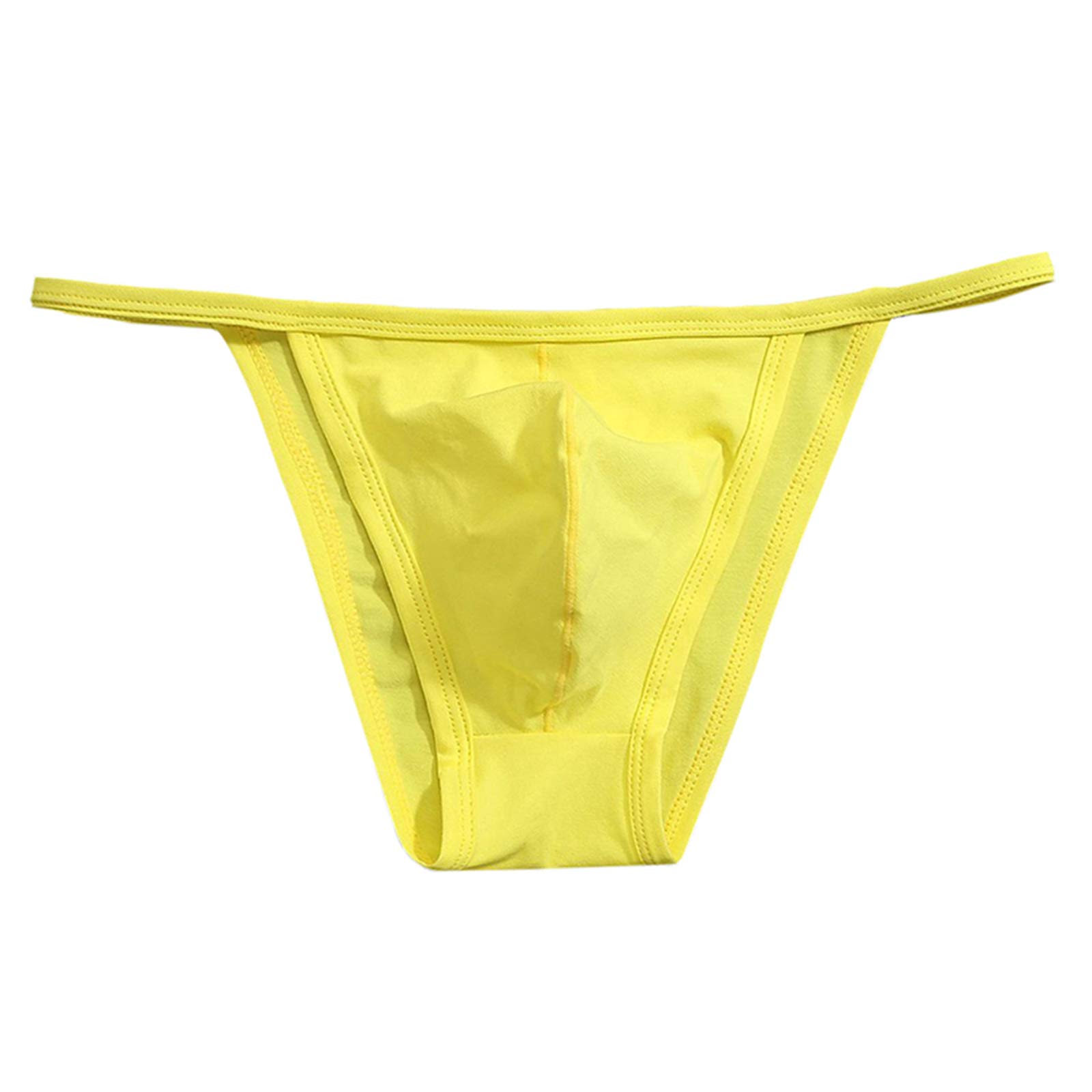 Sexy Men's Cotton Bikini Underwear - Low Rise Brazilian Briefs with Back Cut & Bulge Design for Comfort & Style - Perfect for Daily Wear, Gym, Swimming & Intimate Moments