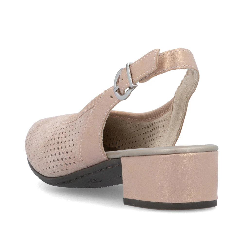 Rieker 47066 Rose Women's Comfort Shoes - Stylish & Lightweight for Work, Walking & Everyday Wear