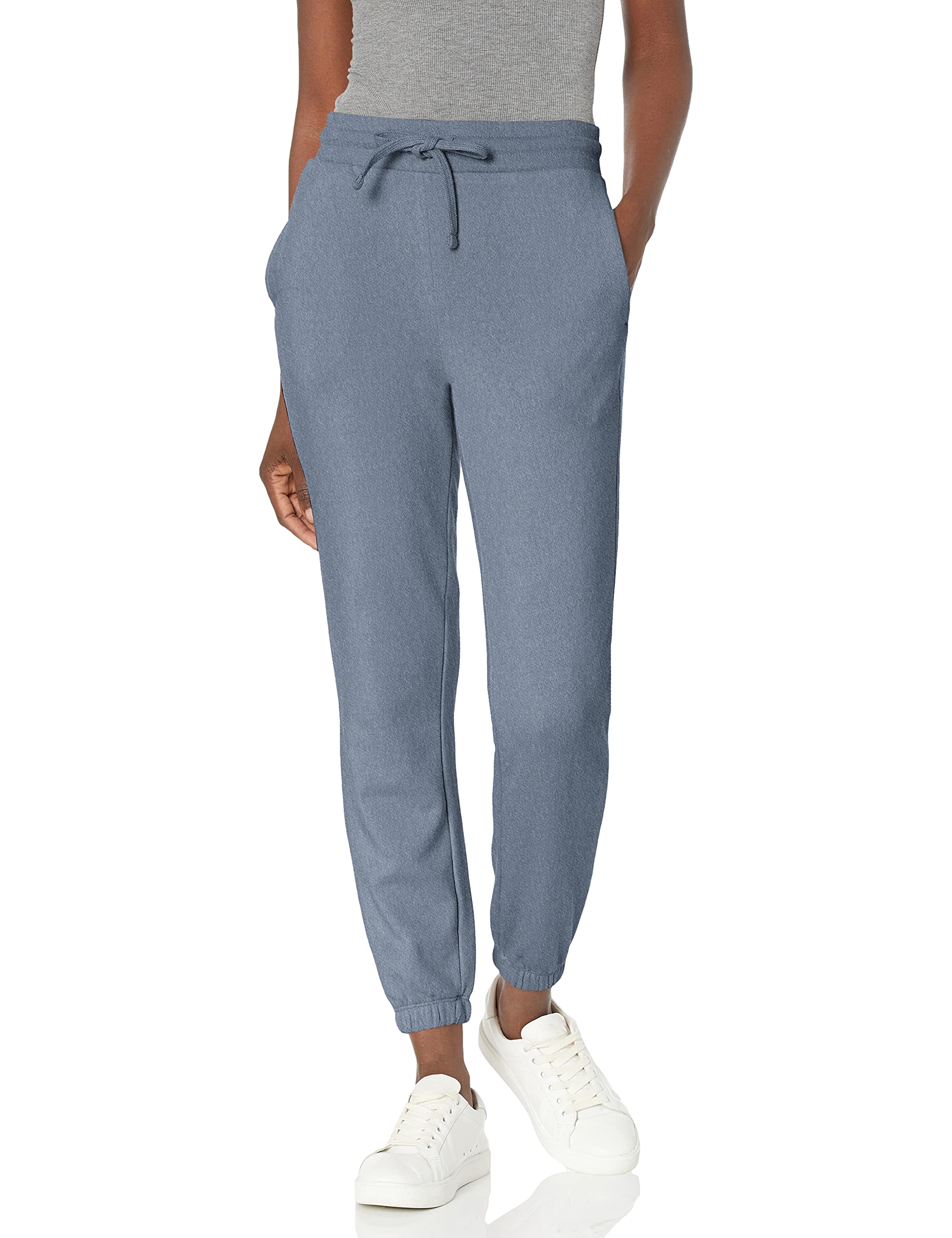 Women's Fleece Sweatpants - Soft Washed Terry Joggers with Cuffed Ankles | Cozy Lounge Pants for Yoga, Running Errands & Home Relaxation