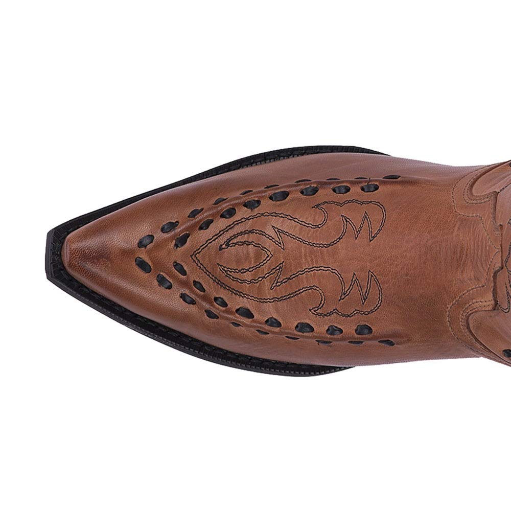 Laredo Men's Laramie Snip Toe Dress Boots - Mid Calf Western Cowboy Boots for Men in Black | Perfect for Formal Events, Rodeos & Country Dancing