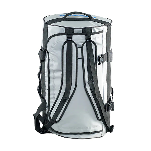 Caribee Kokoda 65L Water Resistant Duffle Bag - Lightweight Travel Duffel for Camping, Hiking & Gym - Grey