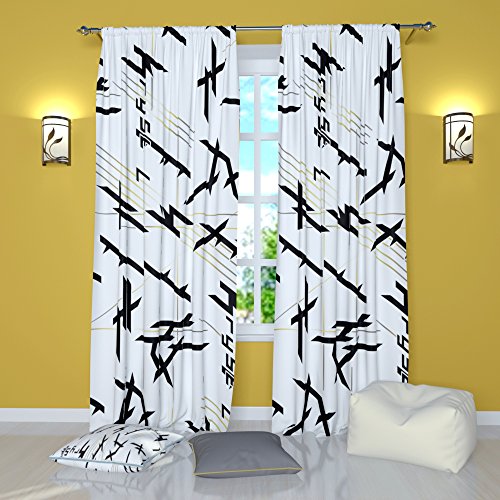 Black White Curtains 10