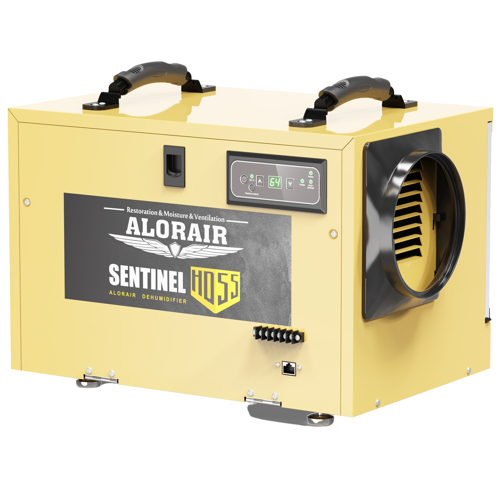 AlorAir Sentinel HD55 Commercial Dehumidifier - 120 PPD, Auto Defrost, Memory Restart with Drain Hose - Ideal for Basement, Crawlspace & Large Spaces - Heavy Duty Moisture Removal for Home & Business Use