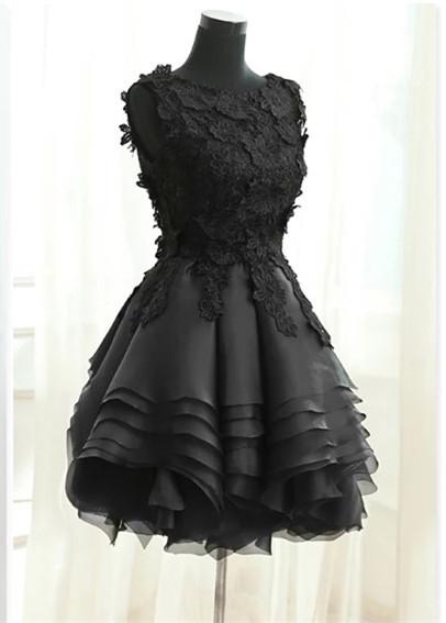 Elegant Floral Lace Ball Gowns - Organza Layered Homecoming Dresses for Prom, Wedding & Special Occasions | Plus Size & Petite Options Available