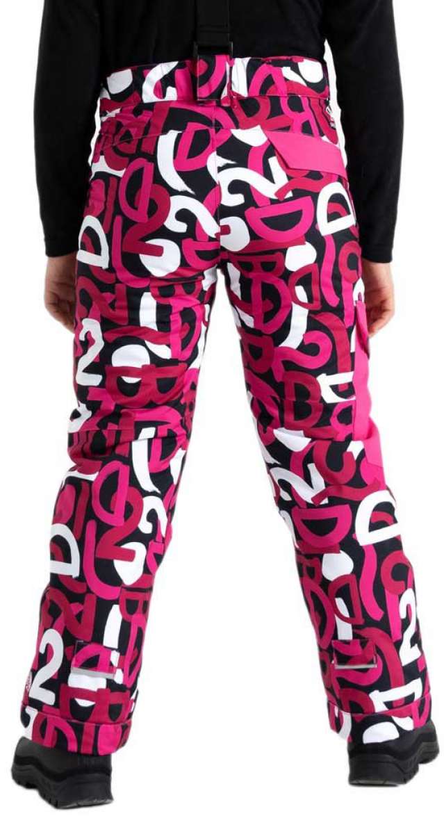 Dare2B Junior's POW Insulated Snow Pants for Girls - Waterproof Winter Ski Pants with Thermal Lining - Perfect for Skiing, Snowboarding & Cold Weather Outdoor Activities (2024 Edition)