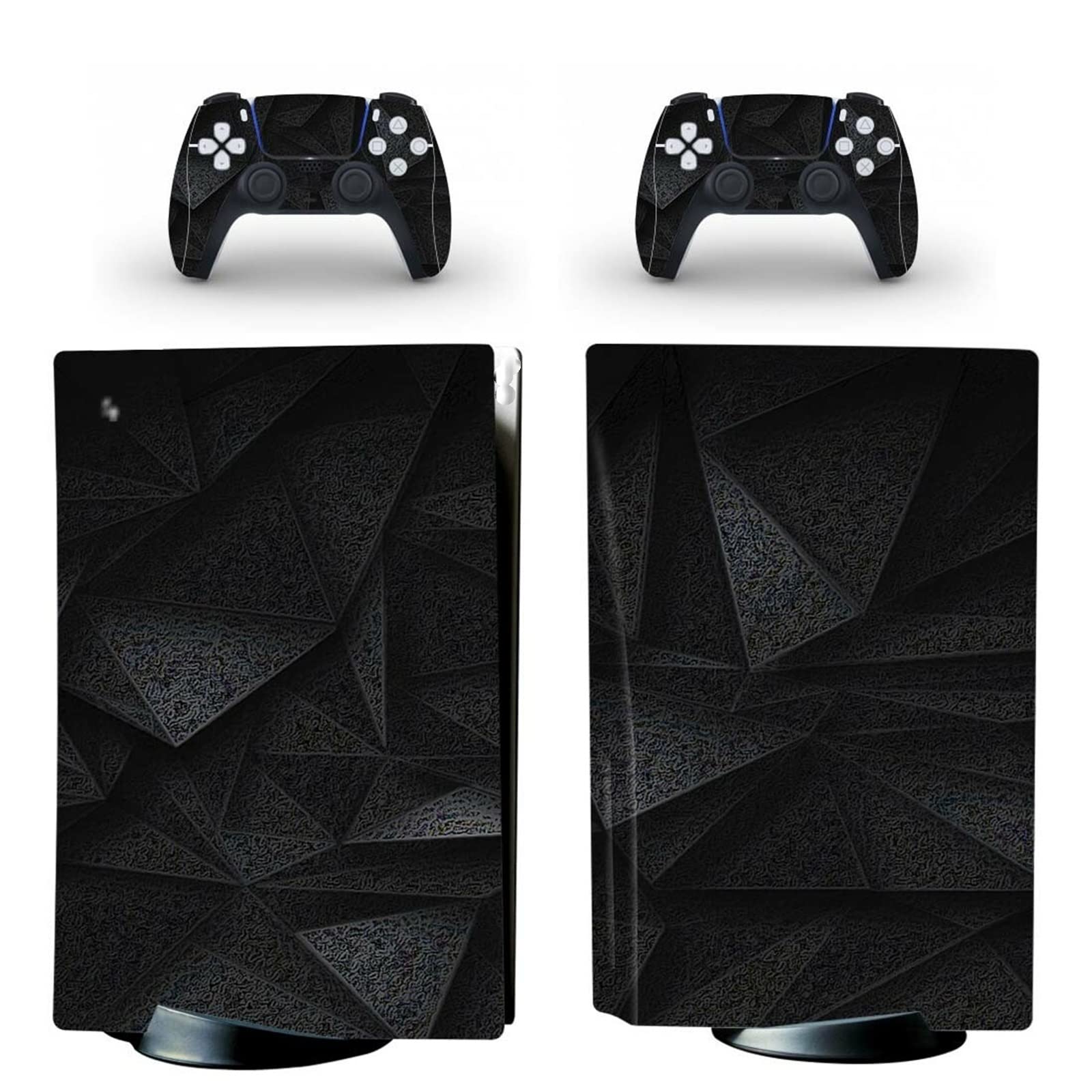 LEEWEE Anime Sticker Skin for PS5 Disc Edition Console & 2 Controllers - Bubble-Free Vinyl Wrap, Durable Scratch-Resistant Cover (44946) - Perfect for Gaming Setups & Anime Decor