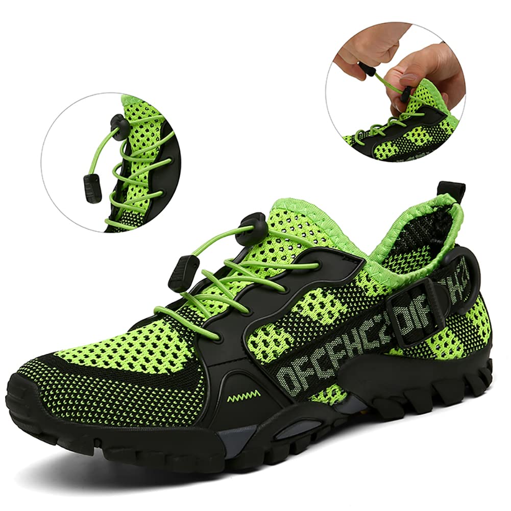**Men's & Women's Water Shoes - Quick-Dry Aqua Shoes for Hiking, Beach, Travel & Outdoor Activities | Non-Slip Trekking Sneakers for Walking, Climbing & Water Sports**