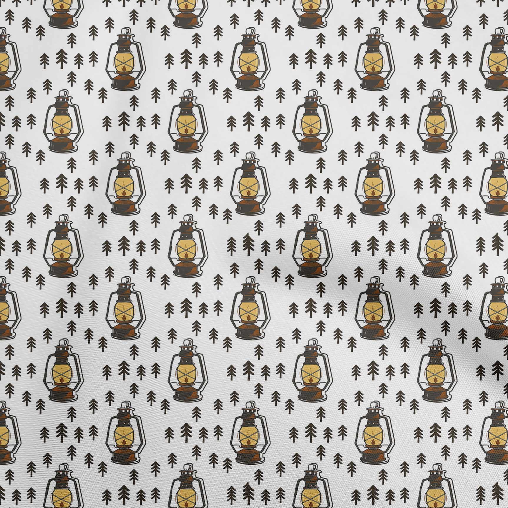 oneOone Cotton Cambric Yellow Fabric - 42 Inch Wide Printed Dress Material for Halloween Lamps & DIY Costumes | Soft & Lightweight Fabric by The Yard for Sewing, Crafts & Home Decor