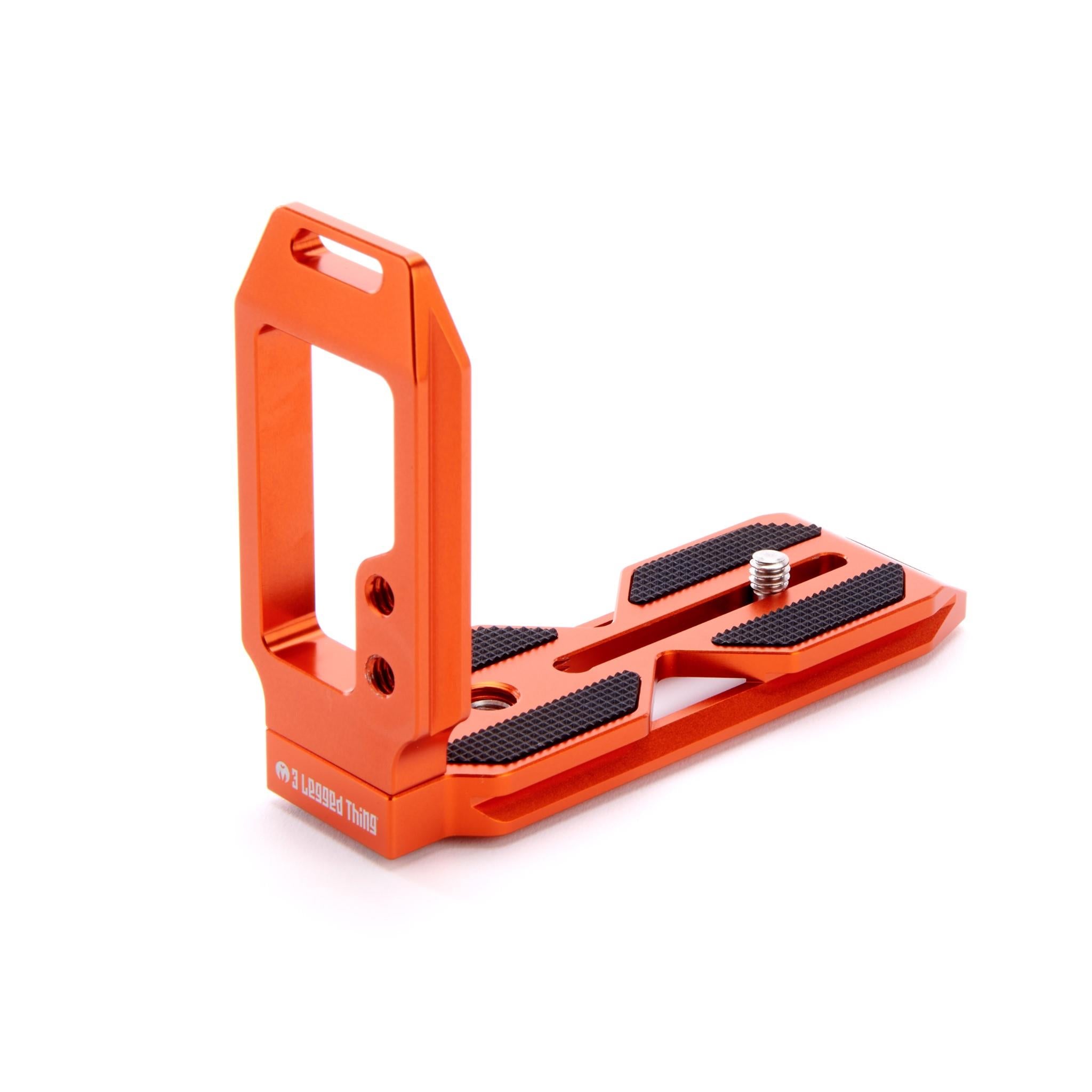 3 Legged Thing QR11 2.0 Universal Arca L Bracket (Copper) - Camera Mount for DSLR, Mirrorless & Tripod - Perfect for Landscape, Portrait & Studio Photography