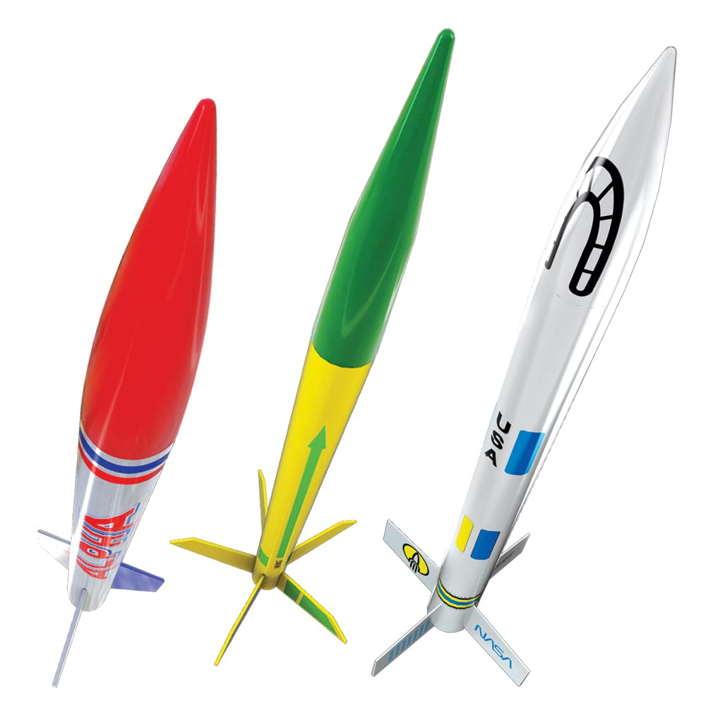 Estes AVG Rocket Bulk Pack (Pack of 12) - Model 47776017535 - High-Performance Model Rockets for STEM Education & Outdoor Hobby Launching