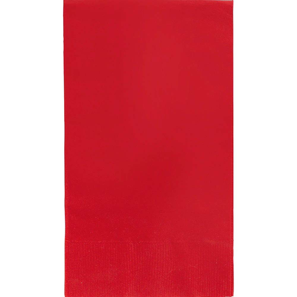 Premium Red Party Tableware Set - Elegant Dinnerware for Weddings, Birthdays, Graduations & Special Events | 40-Piece Red Guest Towel Bundle | Perfect for Holiday Gatherings, Anniversary Celebrations & Formal Dining
