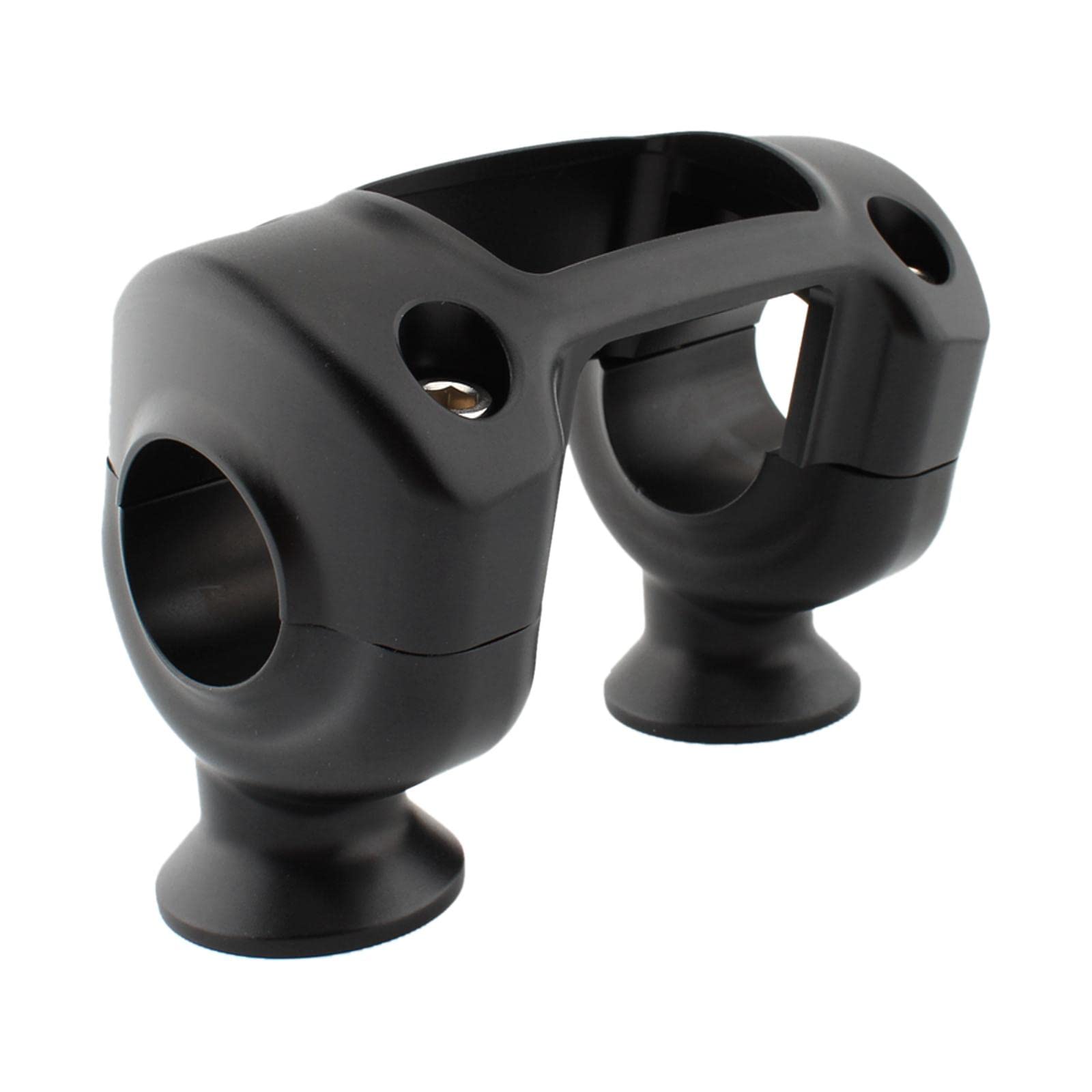 MagiDeal Motorcycle Handlebar Riser Clamp Mount - Compatible with 114/115 Anniversary FLFBS Models - Black - Upgrade Your Ride Comfort for Long Distance Touring & Custom Builds