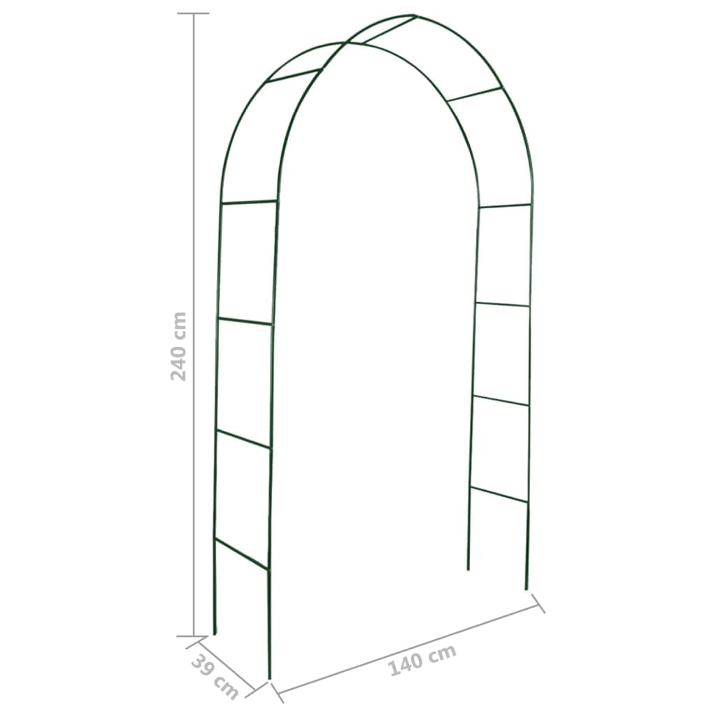 CHARMMA Garden Arch - 2 Pack Metal Climbing Plant Trellis for Outdoor Vine Support | Perfect for Roses, Ivy & Climbing Flowers in Backyard, Patio & Garden Decor