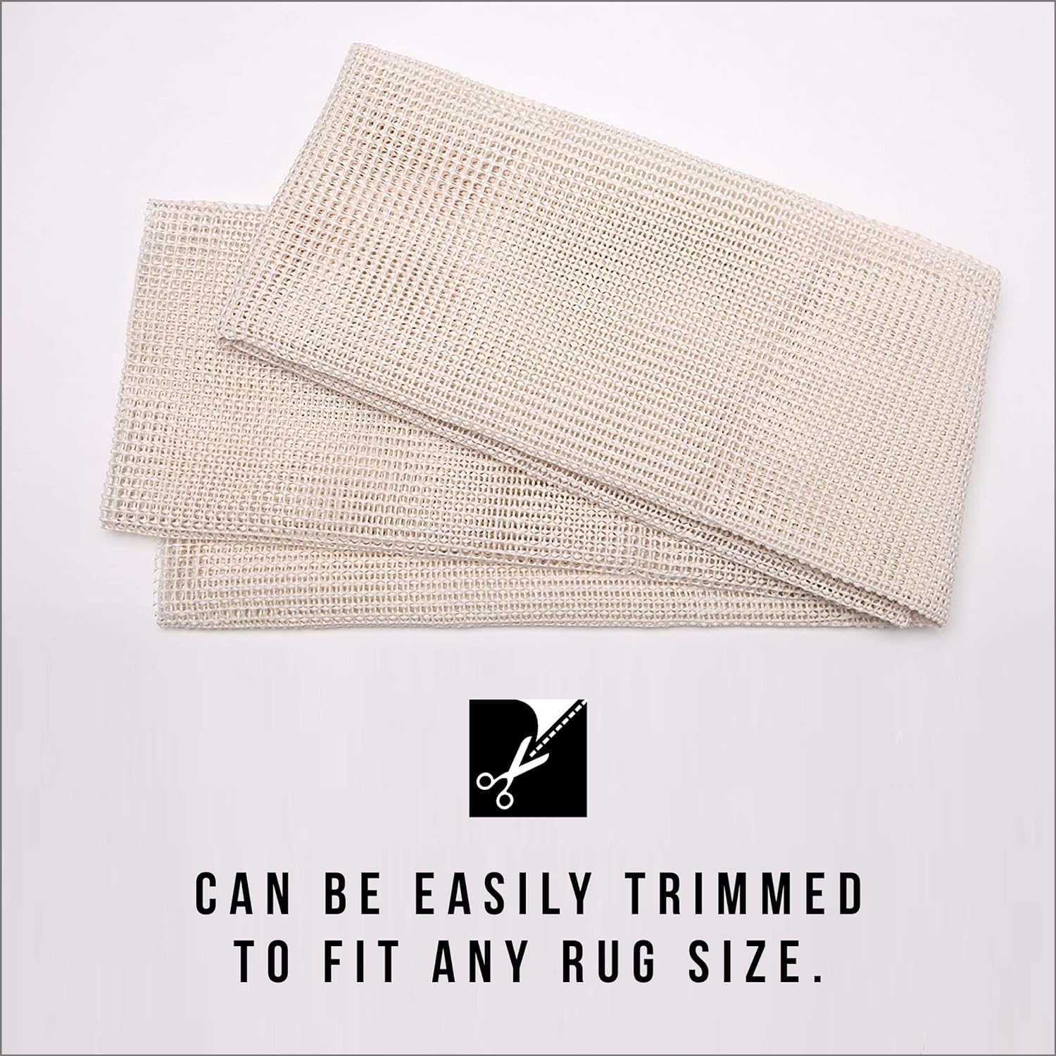 Slip-Stop Ultra Grip Non-Slip Rug Pad for Hardwood Floors - 12x15 ft Low Profile Area Rug & Runner Rug Underlay - Perfect for Living Room, Bedroom & High Traffic Areas
