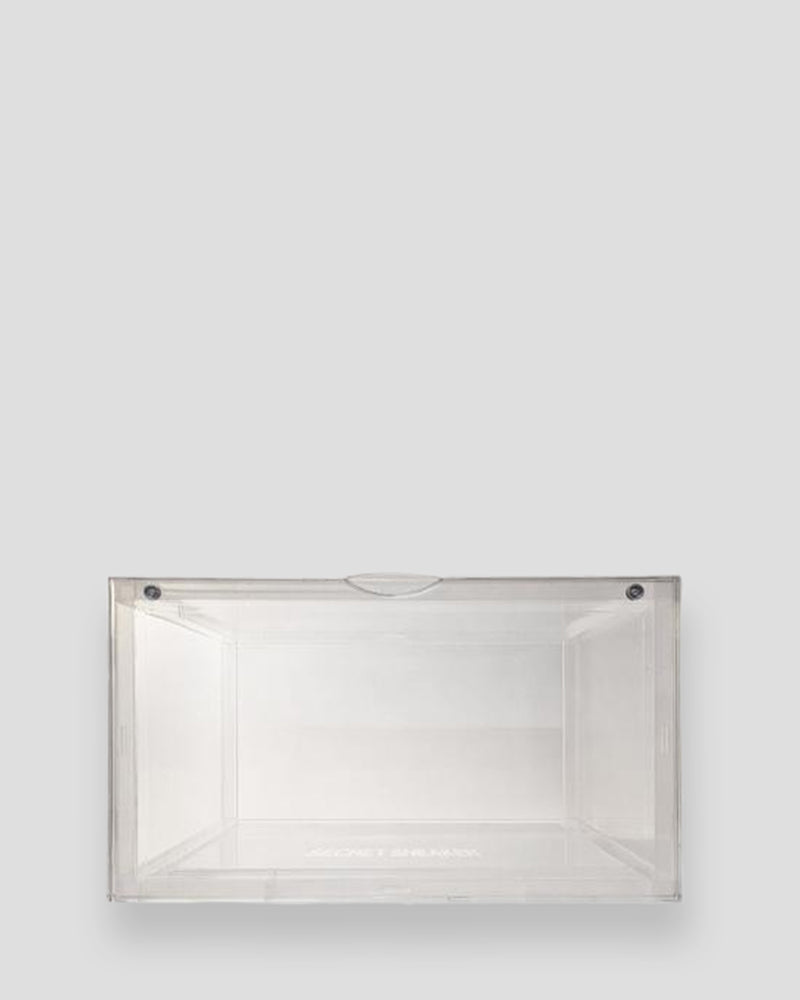 Premium SSS Essentials Sneaker Display Crate with Side Opening - Perfect for Shoe Storage, Sneaker Collection & Retail Store Display - Organize & Showcase Your Sneakers in Style