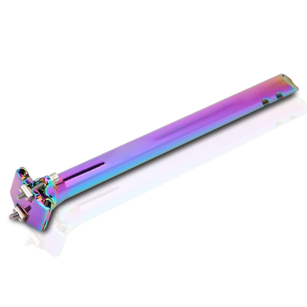 Lightweight CNC Aluminum Alloy 400MM Bike Seatpost - Adjustable MTB/Road Bike Saddle Post (27.2x400mm) for Mountain, Road & BMX Bikes | Perfect for Commuting, Trail Riding & Urban Cycling