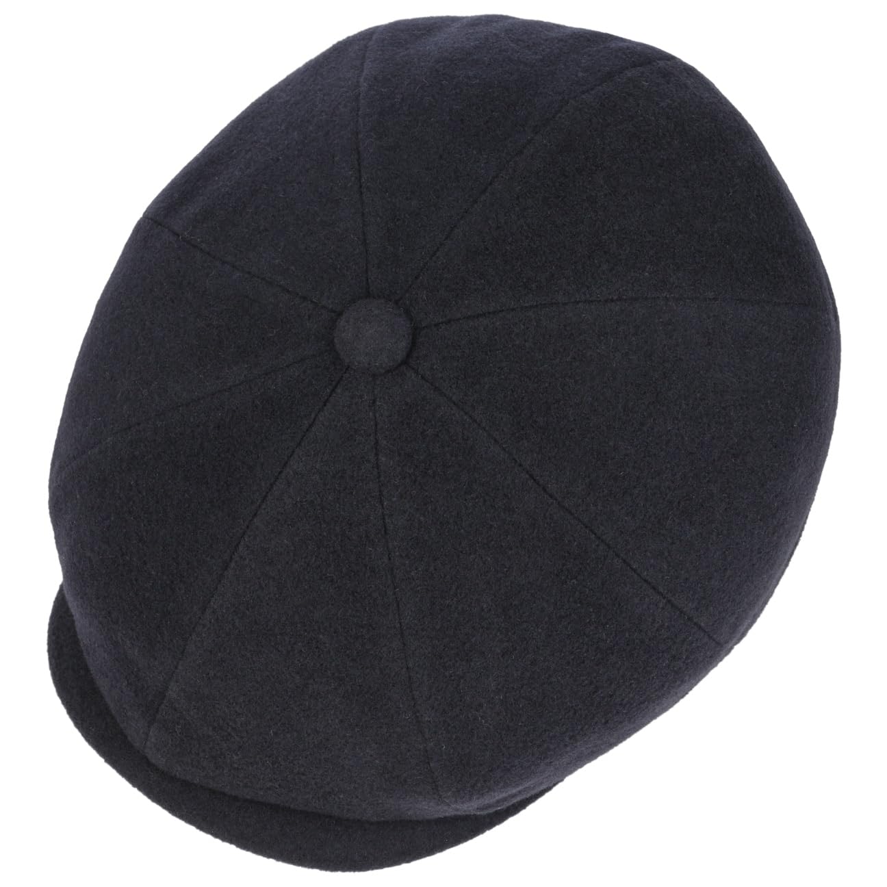 Stetson Hatteras Noir Fedora Hat for Women & Men - Classic Wool Felt Dress Hat for Outdoor, Travel, and Formal Occasions