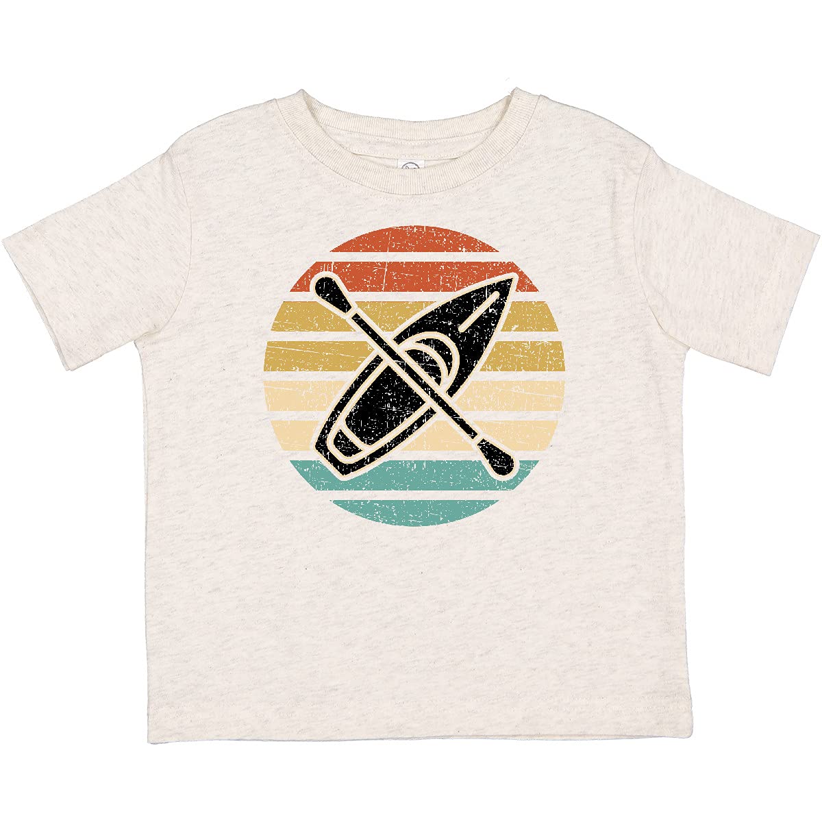 Inktastic Kayaking Retro Kayak Boating Toddler T-Shirt - Cute Graphic Tee for Kids, Boys & Girls - Perfect for Outdoor Adventures, Beach Trips & Family Vacations