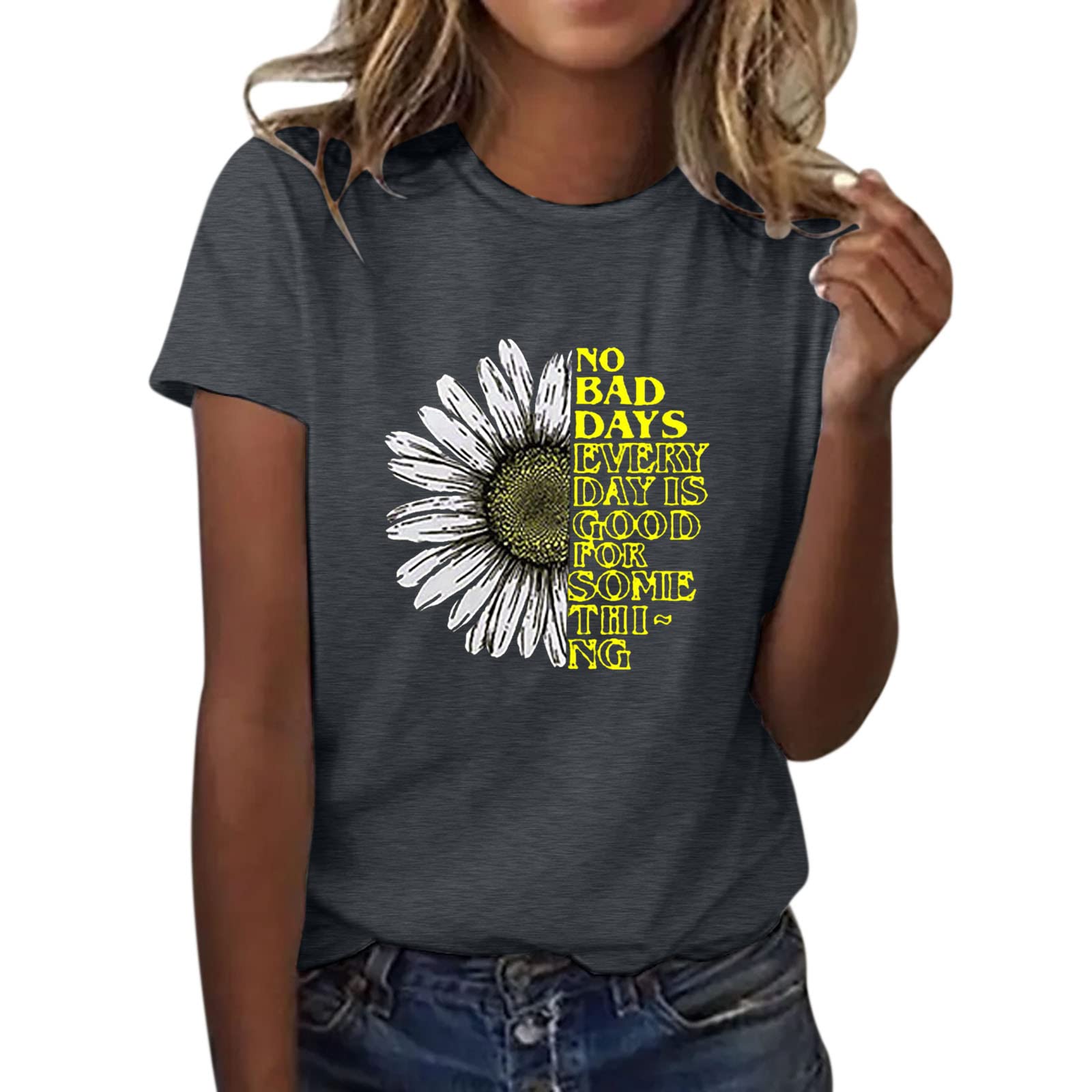 Women's Casual Long Sleeve Crewneck T-Shirts - Summer & Fall Basic Tunic Tops - Sexy Fit Tee for Everyday Wear, Office & Date Night