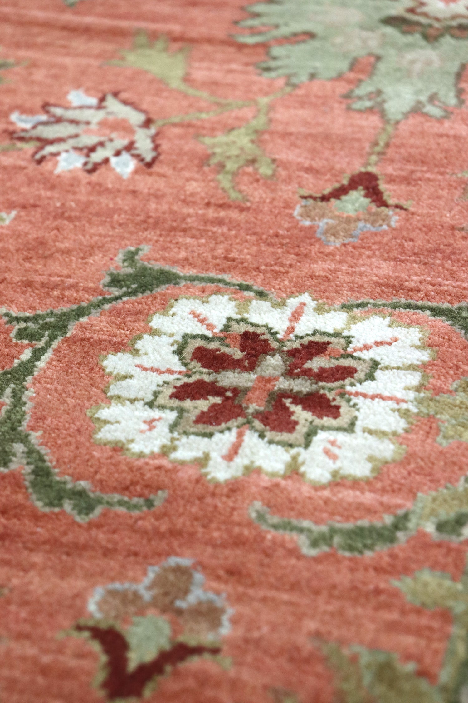 Handwoven Agra Transitional Area Rug J65718 - Perfect for Living Room, Bedroom, and Home Decor