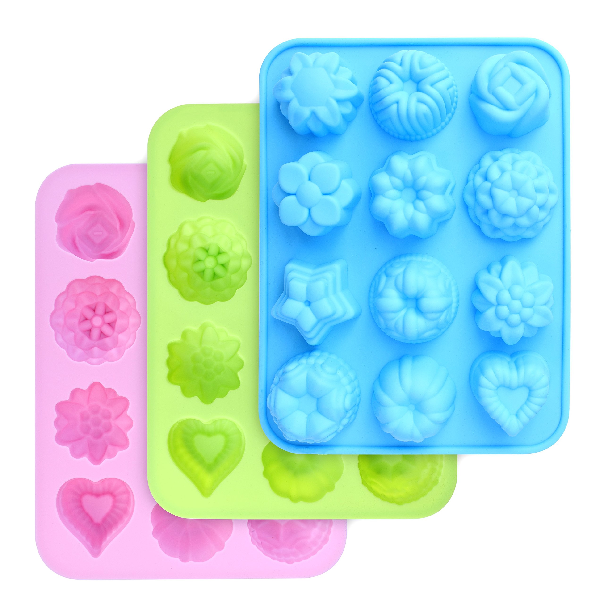 Premium Dog Treat & Flower Silicone Mold Set - Durable Baking Molds for Homemade Pet Snacks, Cupcakes & DIY Crafts - Perfect for Dog Lovers, Bakers & Party Decorations