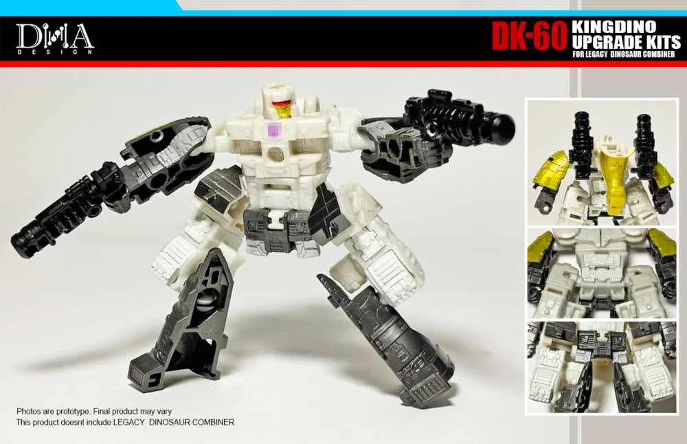 DNA Design DK 60 Upgrade Kit for Legacy Dinoking - Premium Replacement Parts for Transformers Collectors | Perfect for Display, Customization & Toy Restoration