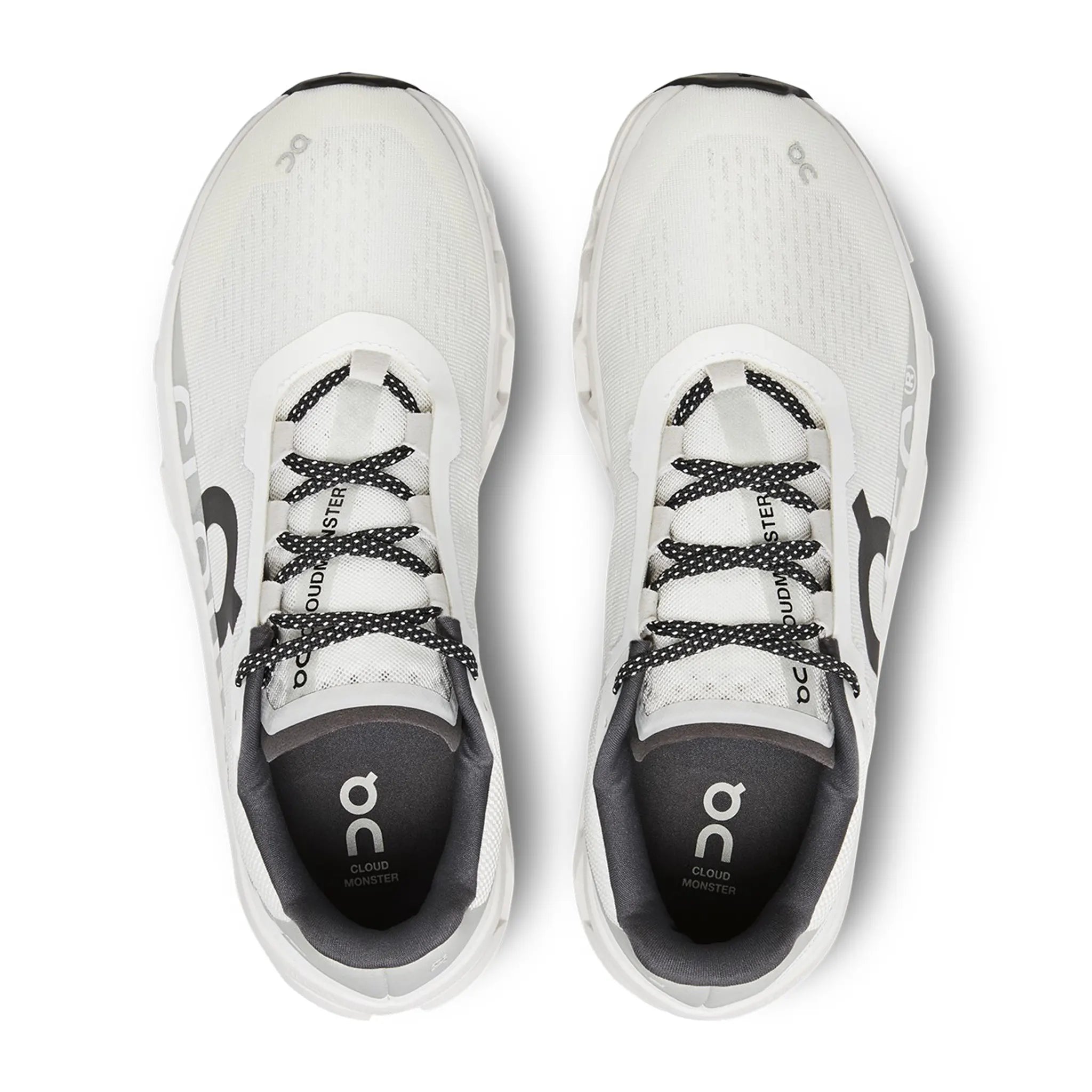 On Running Cloudmonster Running Shoes - Undyed White - Lightweight Cushioned Sneakers for Men & Women - Perfect for Road Running, Jogging, and Gym Workouts