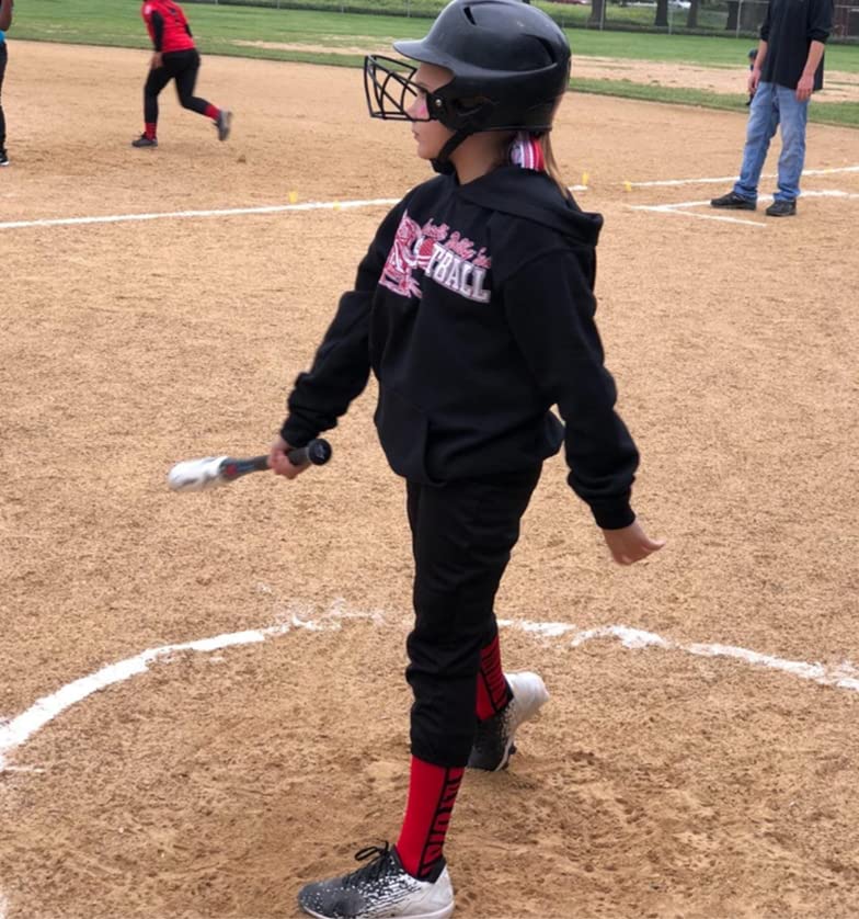 MadSportsStuff Crazy Socks - Safari Tiger Stripes Athletic Socks for Baseball, Softball Players - Unisex Design for Men, Women, Youth & Kids - Over-the-Calf Comfort Socks - Perfect for Sports, Gifts & Casual Wear