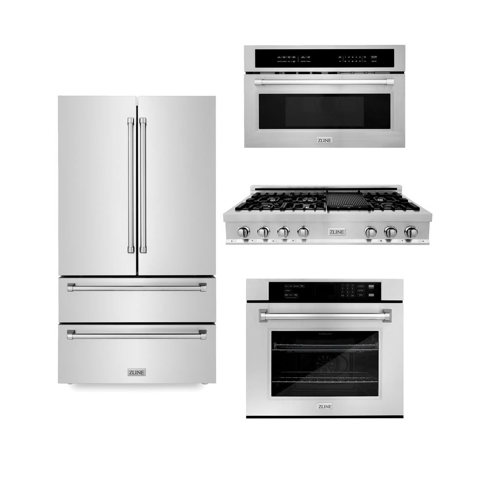 ZLINE 48-inch Stainless Steel Professional Kitchen Package - 48