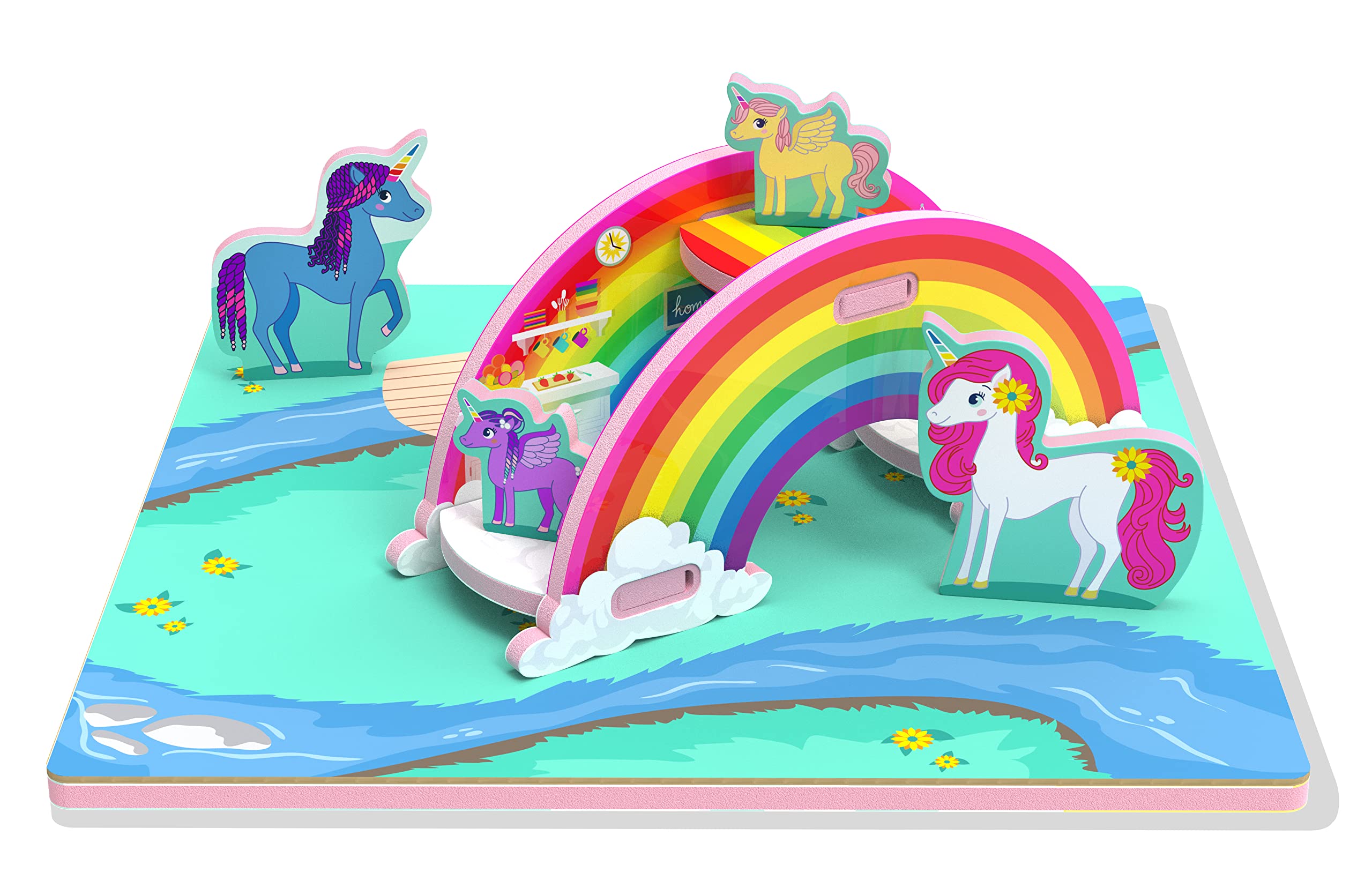 STORYTIME TOYS Unicorn Rainbow Play Puzzle - Educational Kids Toy for Creative Play & Learning | Perfect for Birthday Gifts, Preschool Activities & Family Game Night