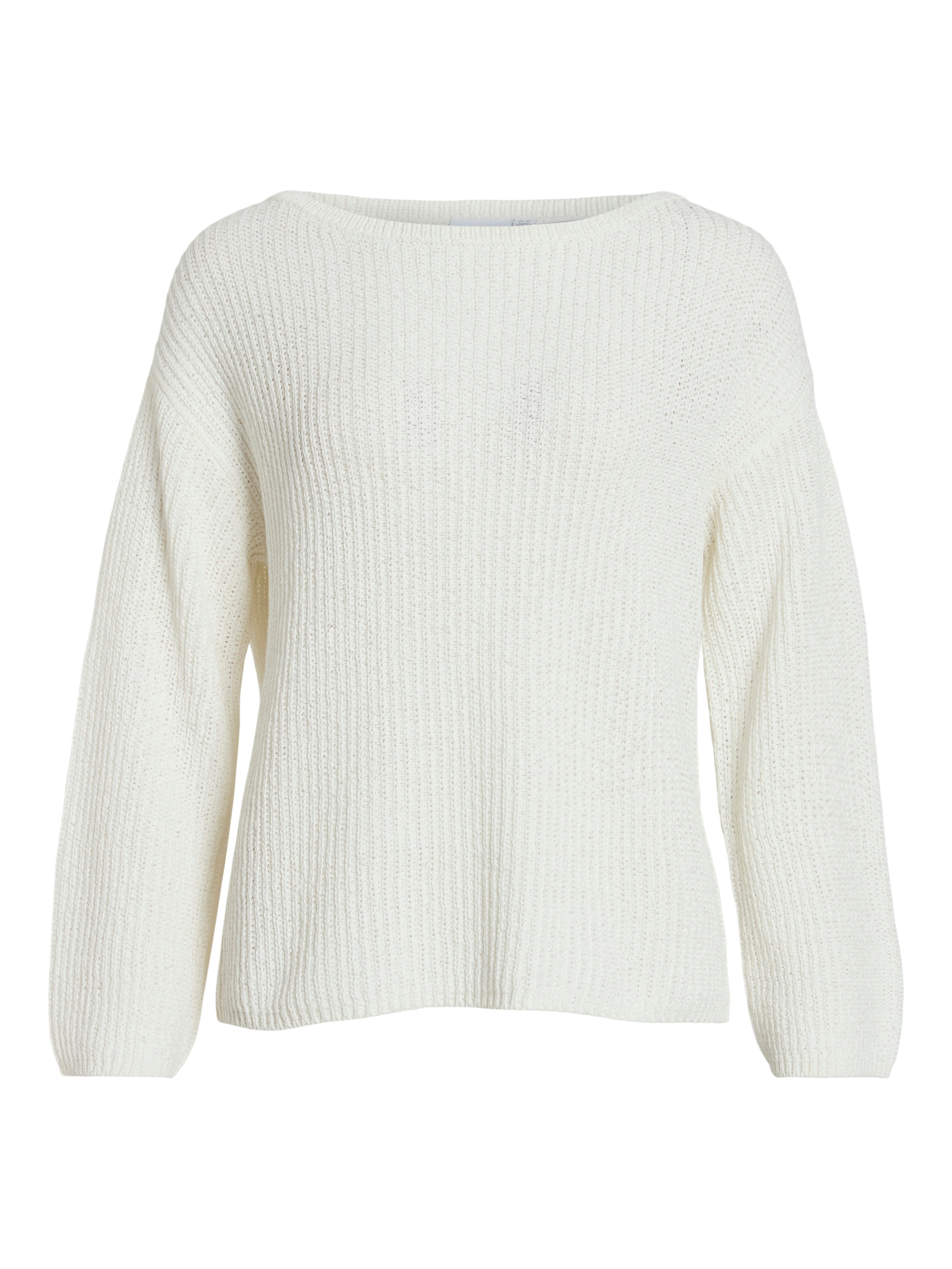 Polly Boatneck Jumper Women's Casual Knit Sweater - Cloud Dancer Soft Pullover for Fall & Winter | Perfect for Office, Date Night and Weekend Outfits
