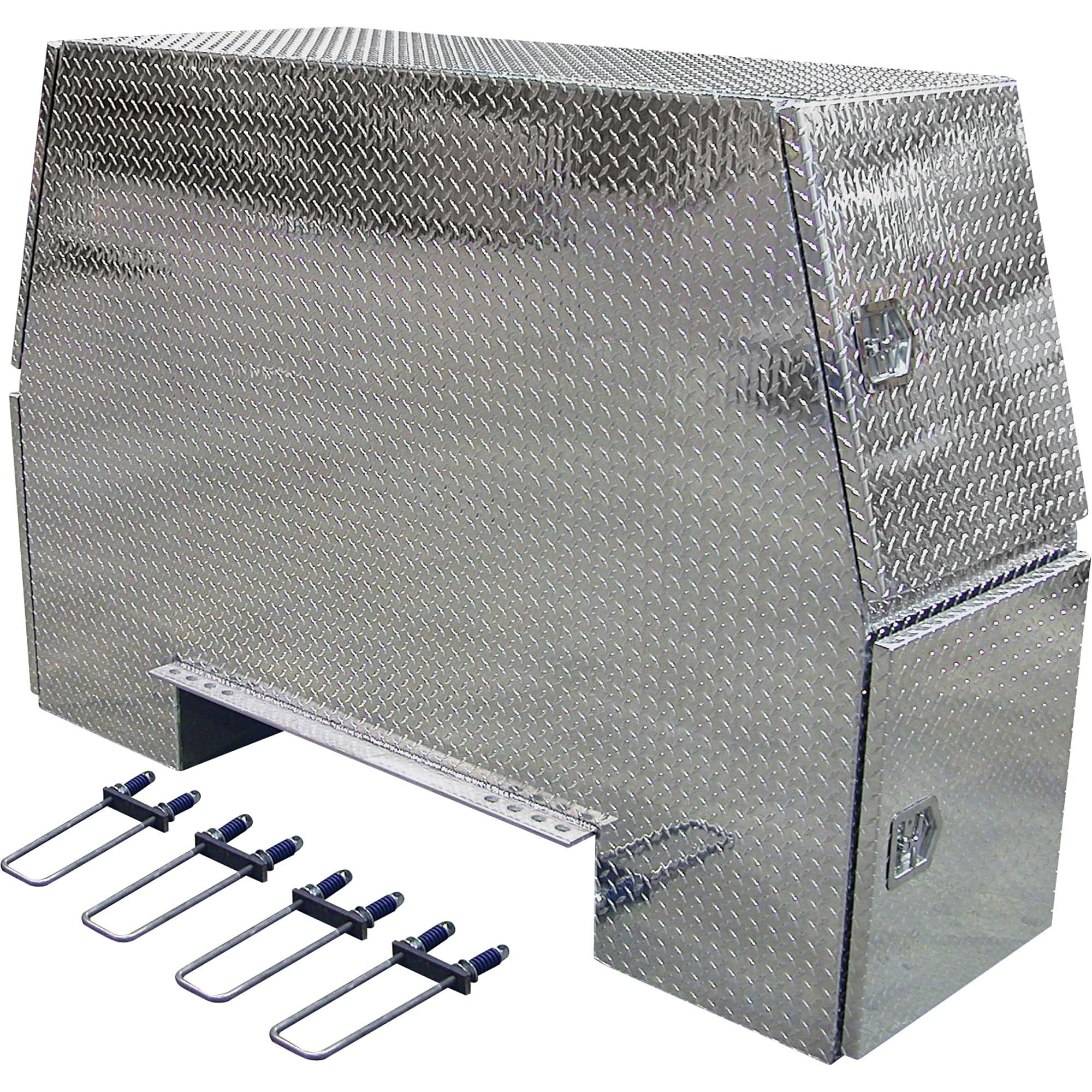 BP925824 Aluminum Backpack Truck Toolbox with Offset Floor - 58