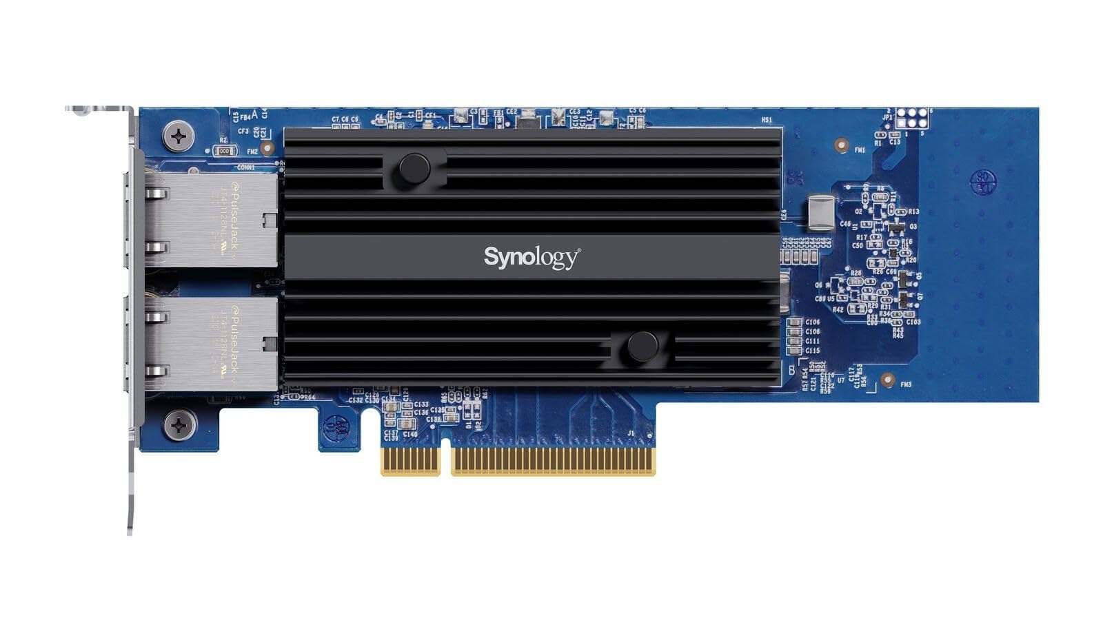 Synology Dual-port 10GbE PCIe Network Card - 10000Mbps Internal Ethernet Adapter for High-Speed Data Transfer - Ideal for NAS Servers, Workstations & Data Centers