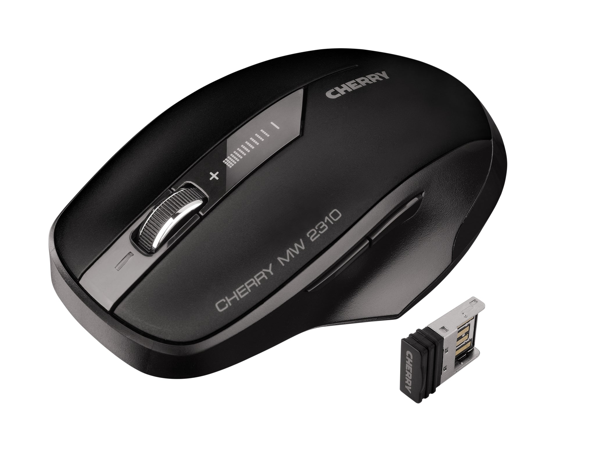 CHERRY MW 2310 Wireless Mouse - Ergonomic Design, 2.4GHz USB Receiver, 1600 DPI, Silent Click - Perfect for Office, Home & Gaming Use