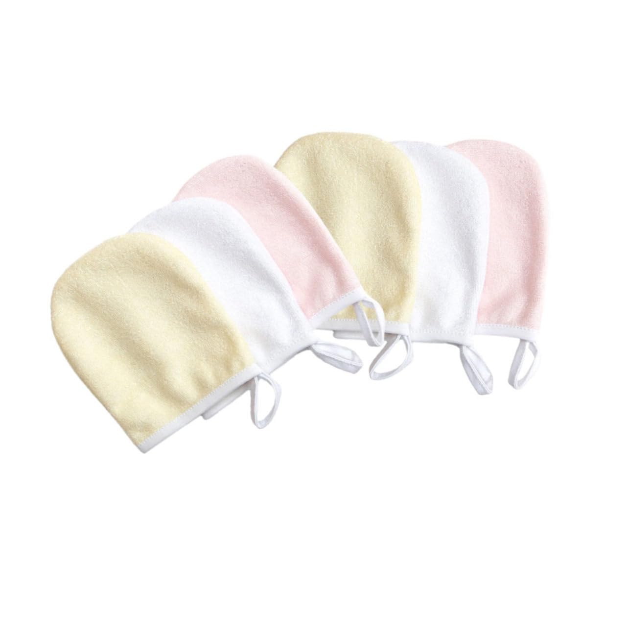iPetboom 6-Pack Reusable Makeup Remover Gloves - Gentle Face Cleaning Cloths for Sensitive Skin, Eco-Friendly Makeup Wipes & Fiber Mittens | Perfect for Daily Makeup Removal, Travel & Skincare Routine
