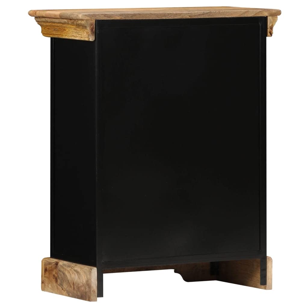 Rustic Side Cabinet with Storage - 23.6