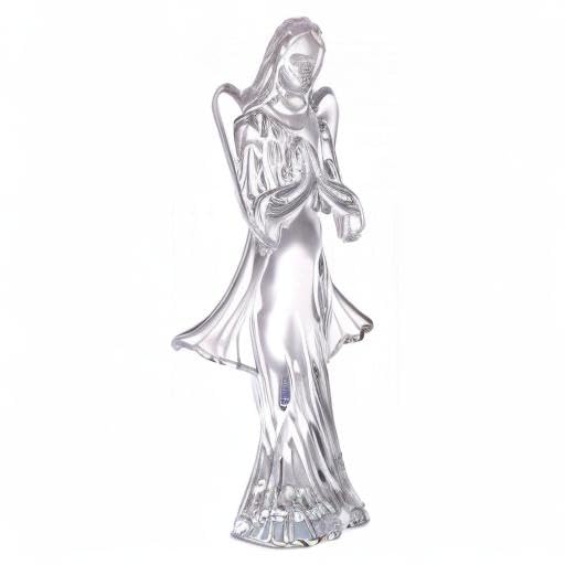 Waterford Grace Angel Figurine - 6.5 Inch Clear Crystal Collectible for Home Decor, Gift Giving & Holiday Display