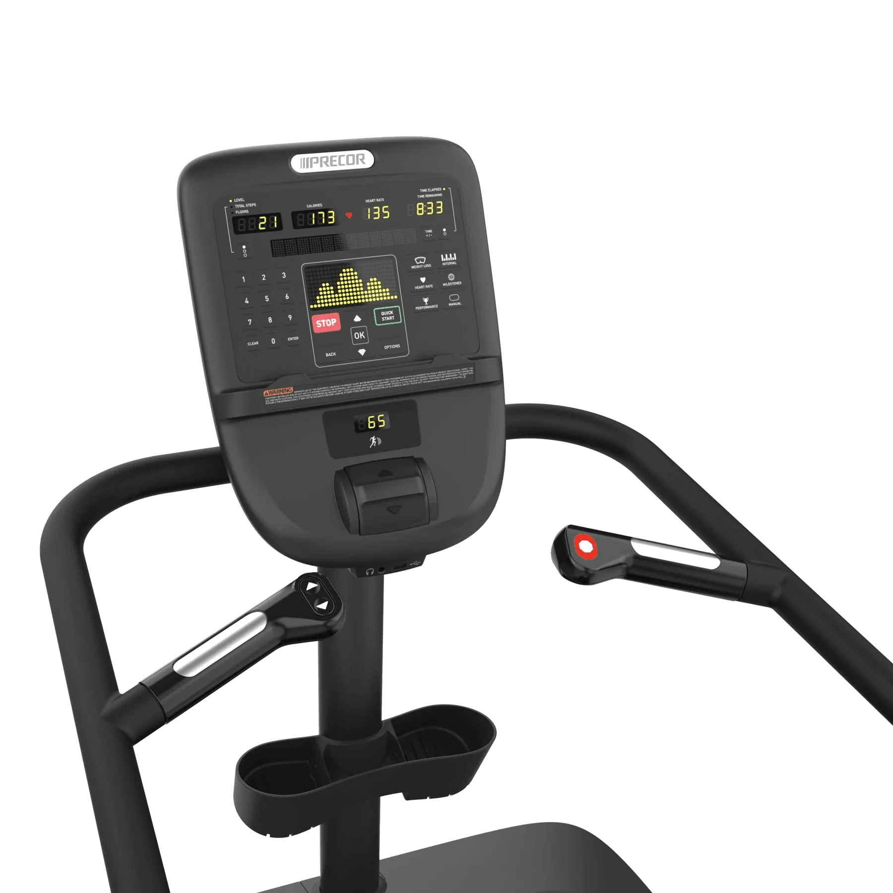 Precor SCL 835 Commercial Stair Climber Machine - Heavy Duty Cardio Fitness Equipment for Home & Gym Workouts | Perfect for Weight Loss, Leg Training & Endurance Building