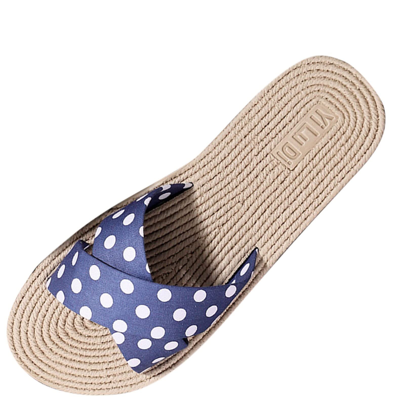 Women's Casual Flat Beach Slippers - Comfortable Spring Summer Sandals for Seaside, Pool & Home Use - Fashionable Cat Design House Shoes for Women