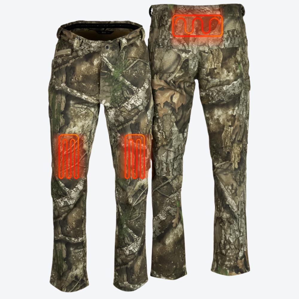 APX Realtree® Heated Pants for Men - Battery-Powered Thermal Hunting & Outdoor Winter Pants - Perfect for Cold Weather Hunting, Fishing, and Snow Sports