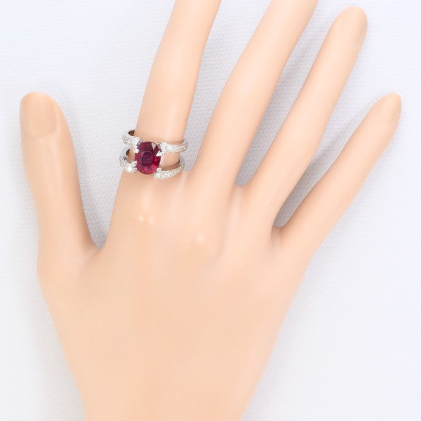 18K White Gold Tourmaline and Diamond Ring for Women - Elegant Birthstone Jewelry Gift for Anniversary, Engagement or Special Occasions