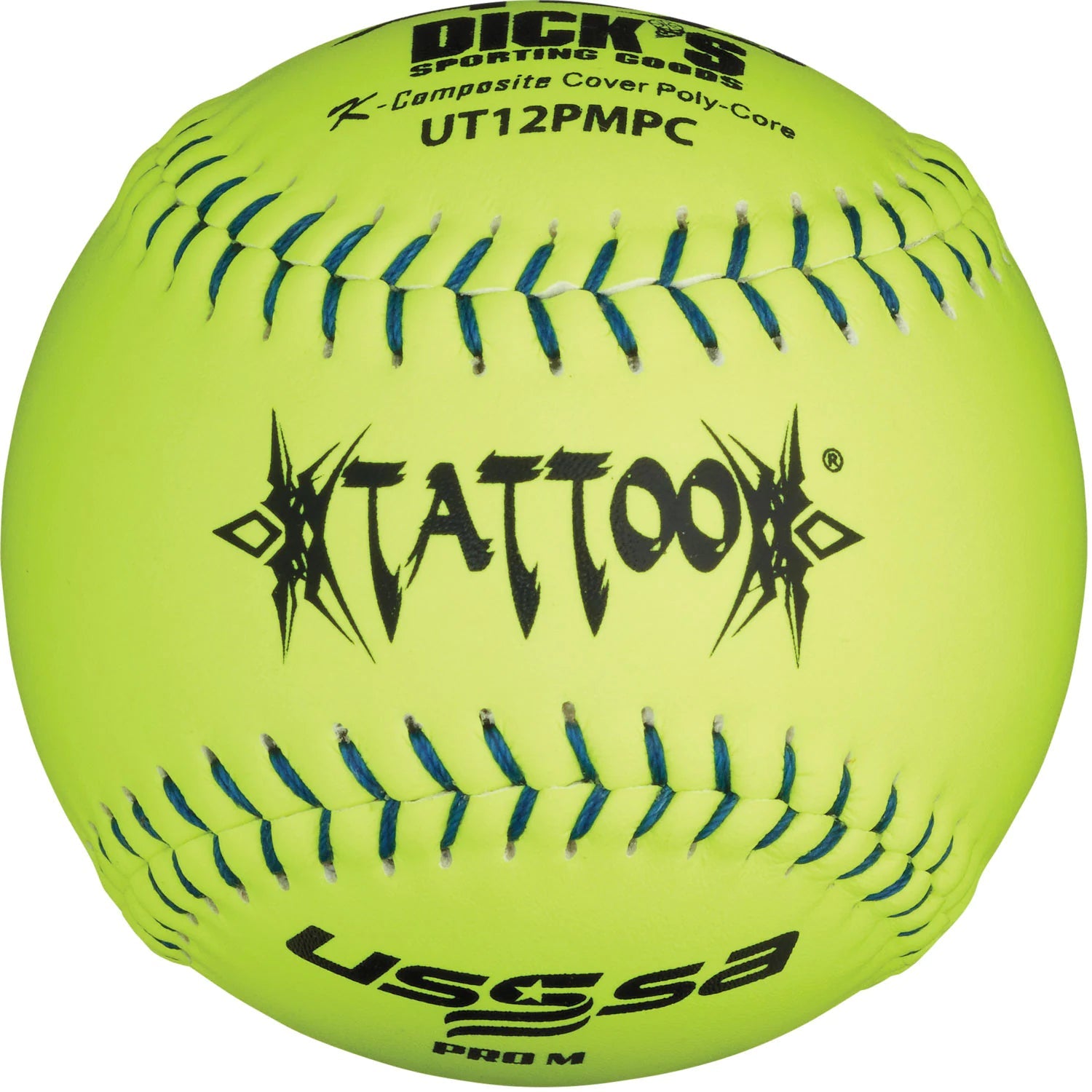 AD Starr Tattoo 12 Inch USSSA PRO M Slowpitch Softball - One Dozen (UT12PMPC) | Official Game Balls for Competitive Play & Practice
