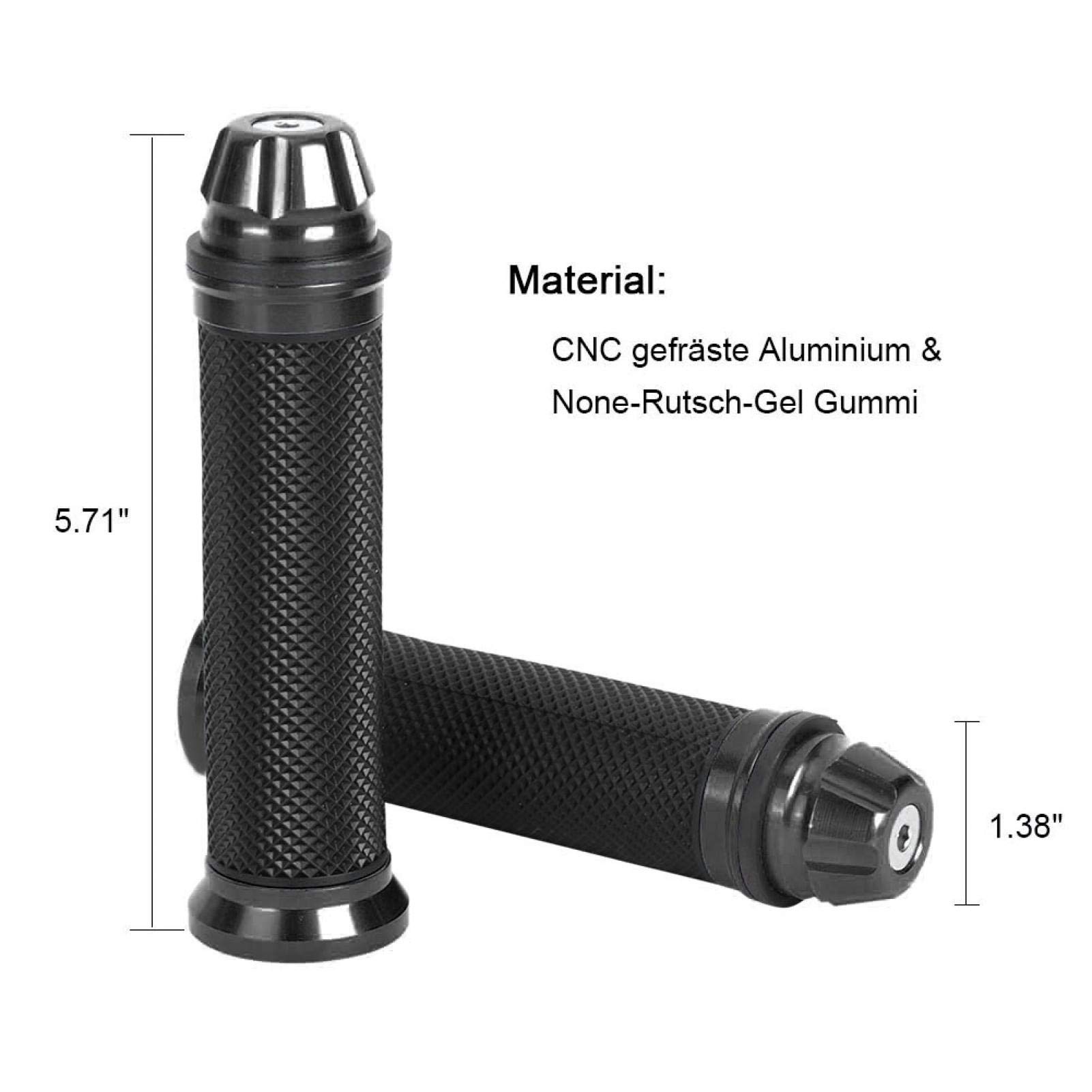 CNC Aluminum Motorcycle Grips for Spyder F3 & XV535 - Durable 7/8